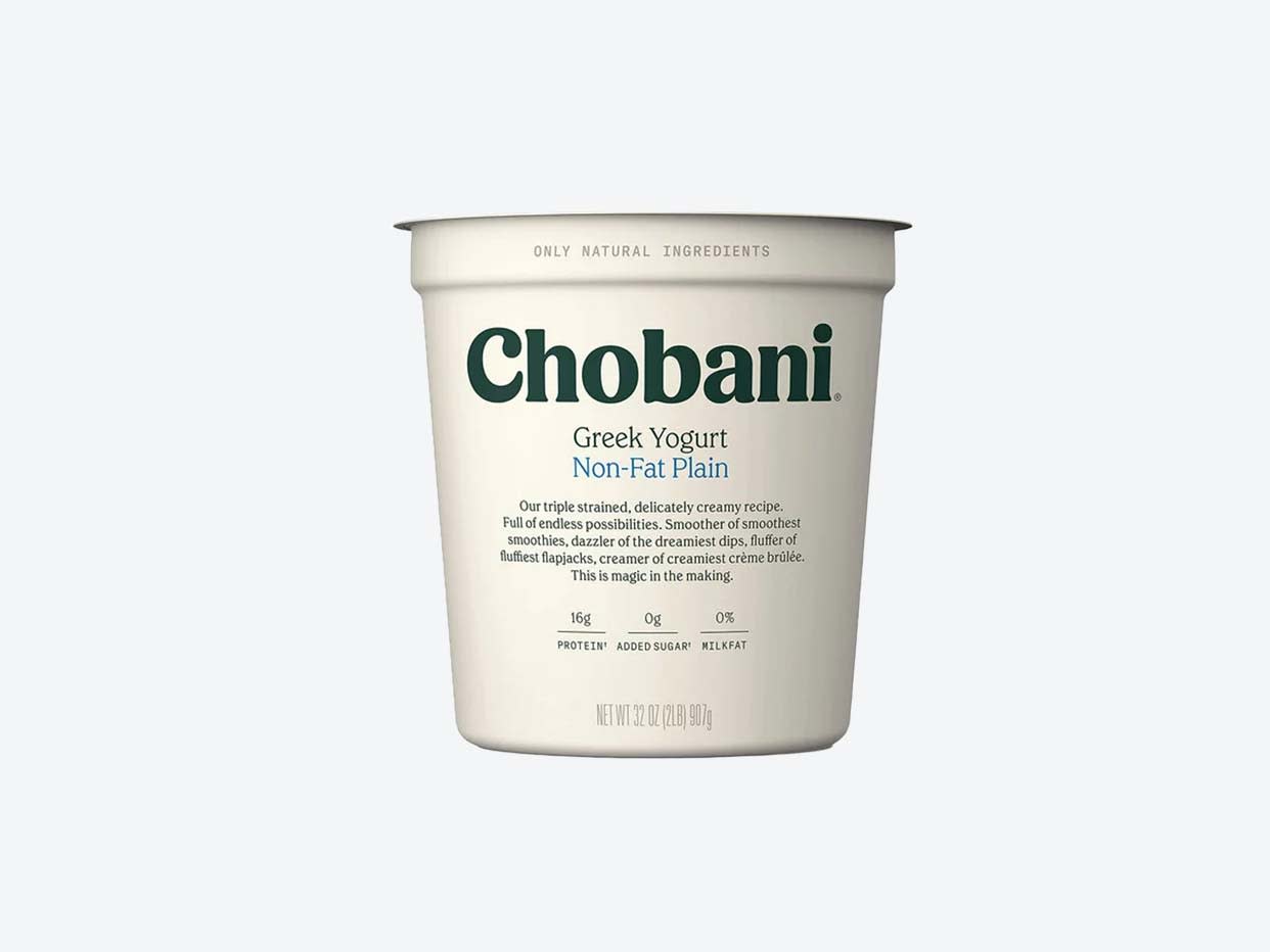 Product Name Chobani Greek Plain Nonfat Yogurt - 32oz