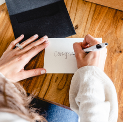 Add a personal note card