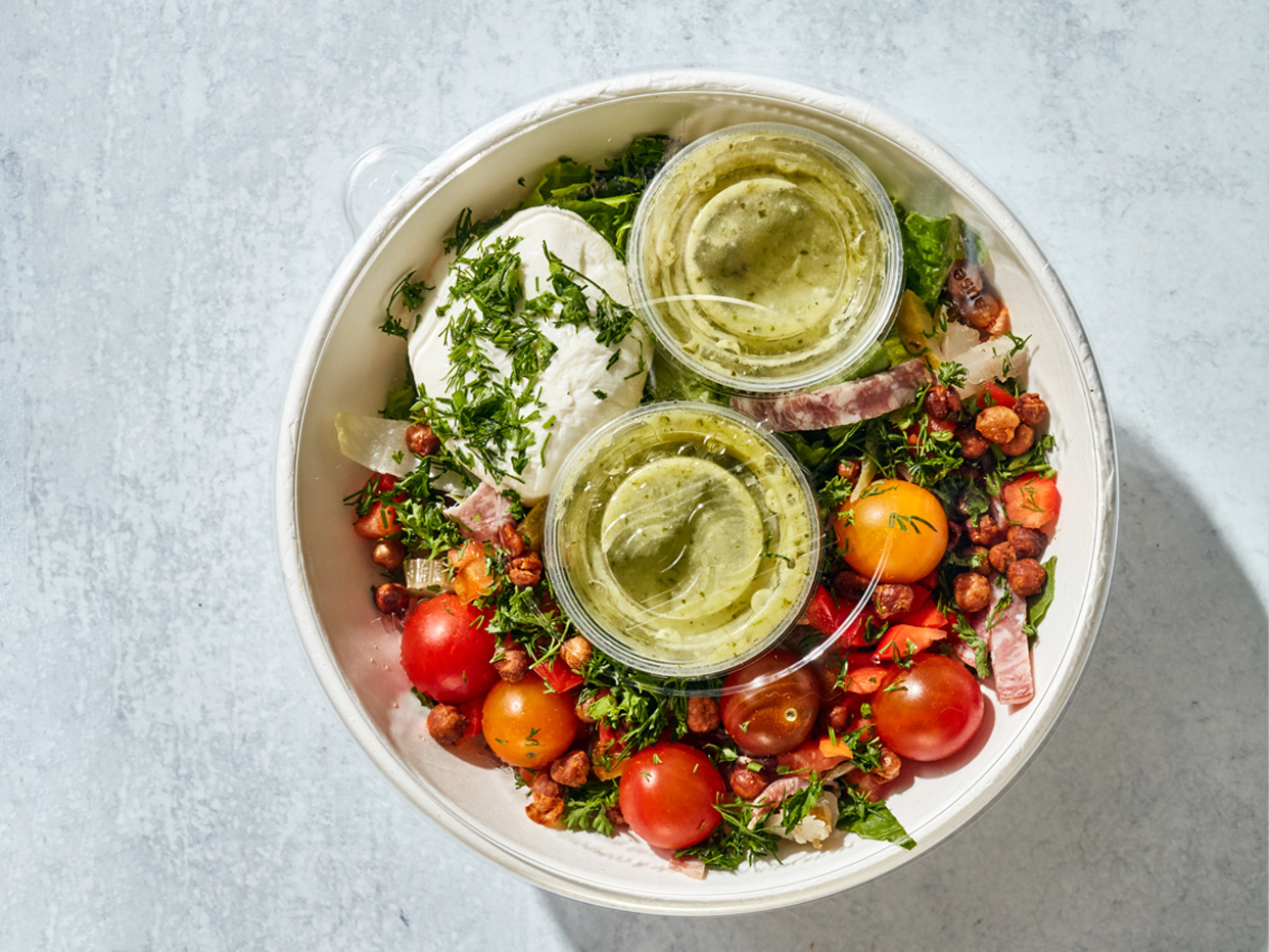 Burrata Chopped Salad Board - Reluctant Entertainer