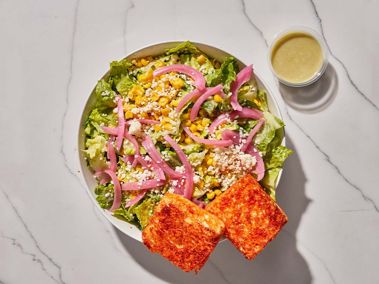 Elote Caesar Salad