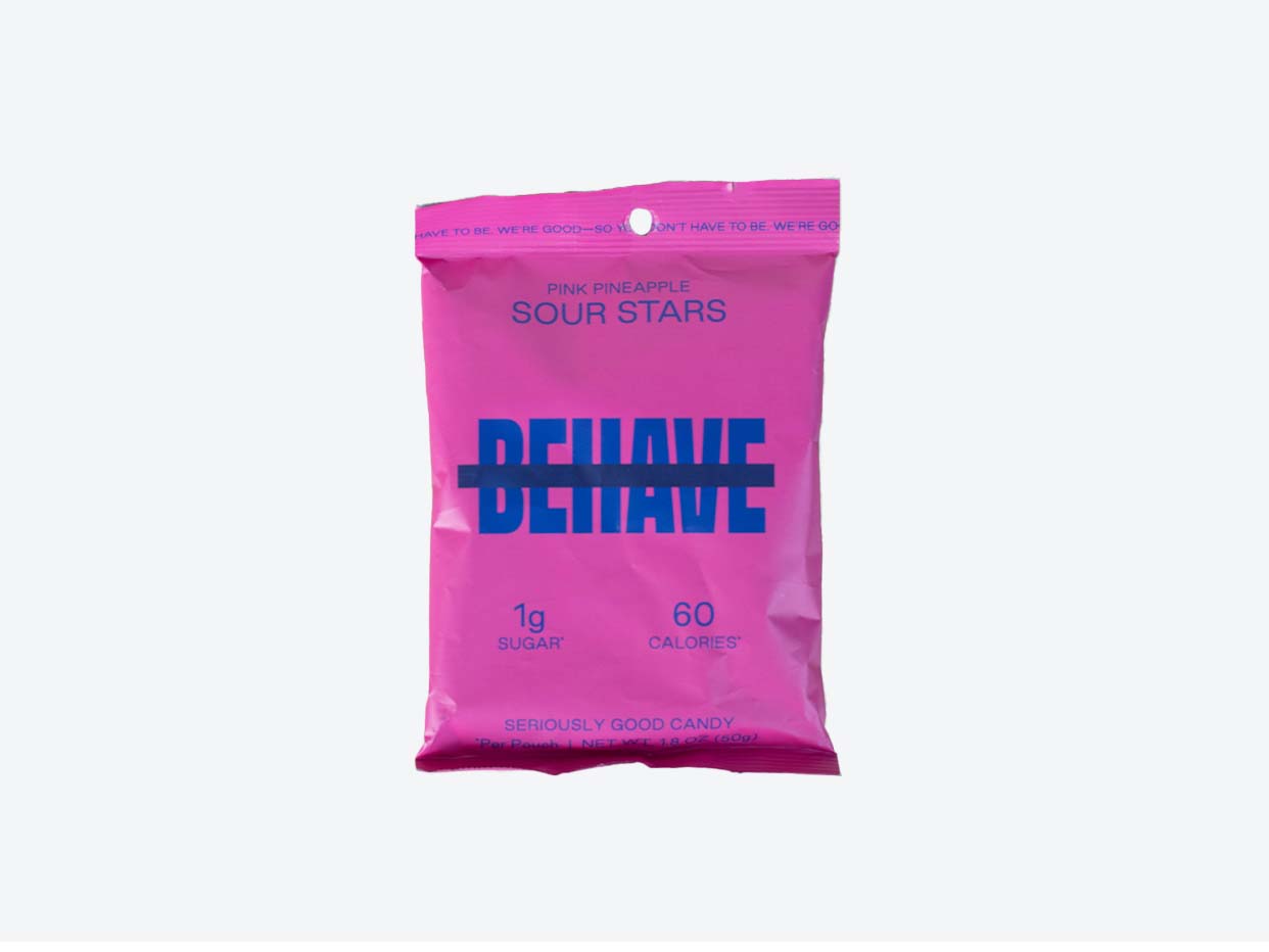Behave - Pink Pineapple Sour Stars