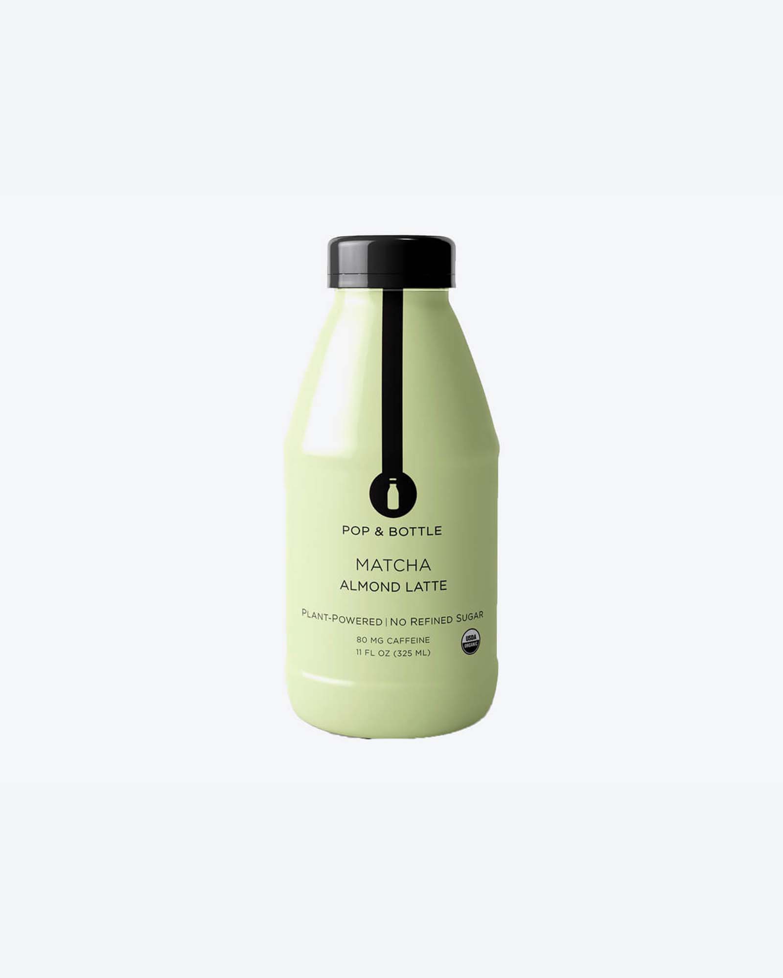 Order Organic Matcha Green Tea Oat Milk Latte Pop & Bottle