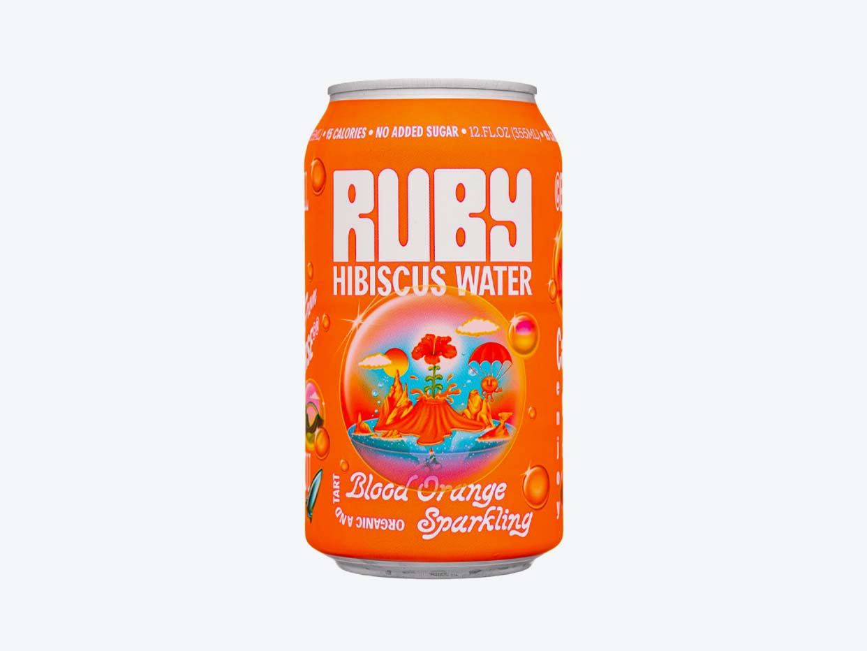 Ruby Hibiscus Water - Blood Orange Sparkling