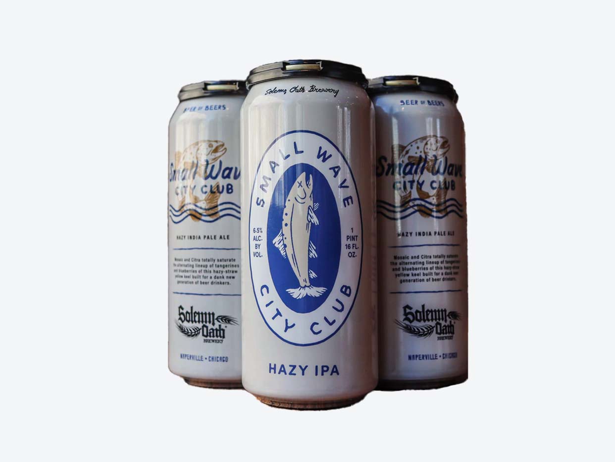 Solemn Oath - Small Wave Hazy IPA 4pk