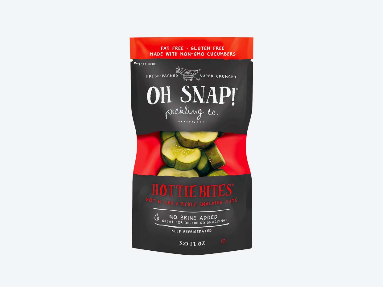 Oh Snap! Pickling Co. Hottie Bites Hot n' Spicy Pickle Snacking