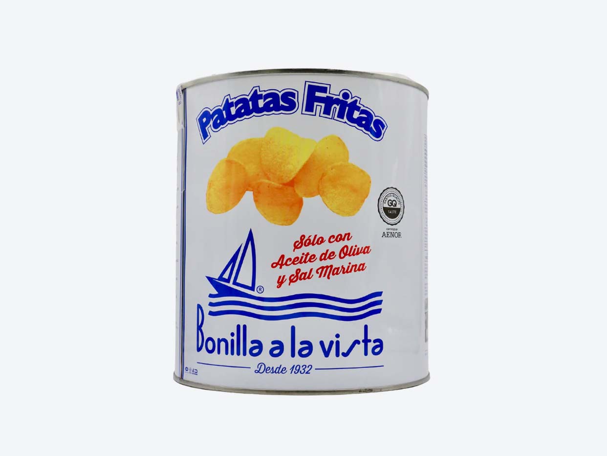 XL Bonilla a la Vista Potato Chips with Sea Salt Tin Delivery & Pickup | Foxtrot