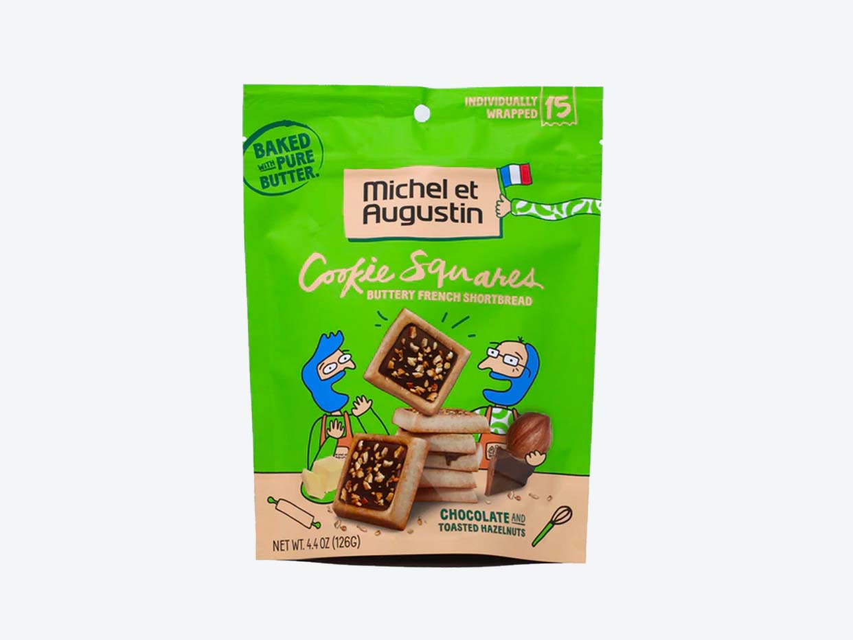 Michel et Augustin - Chocolate & Toasted Hazelnut Cookie Squares