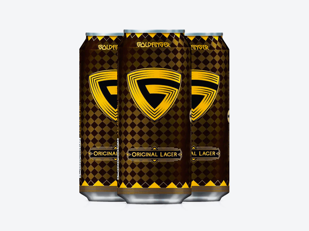Goldfinger Brewing - Original Lager 4pk
