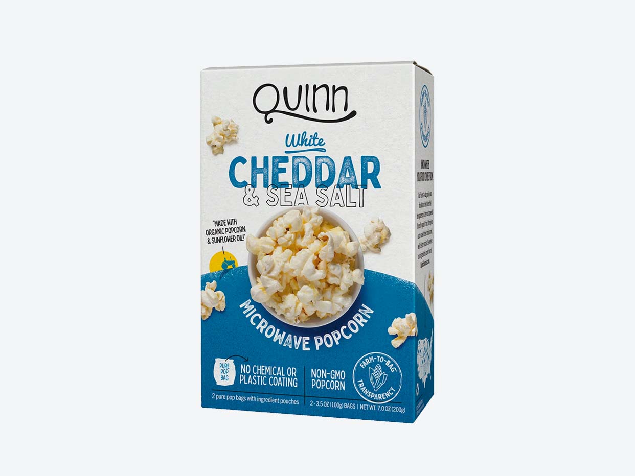 Quinn - White Cheddar & Sea Salt Popcorn