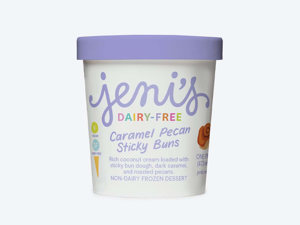 Jeni's Ice Cream - Dairy Free Caramel Pecan Sticky Bun