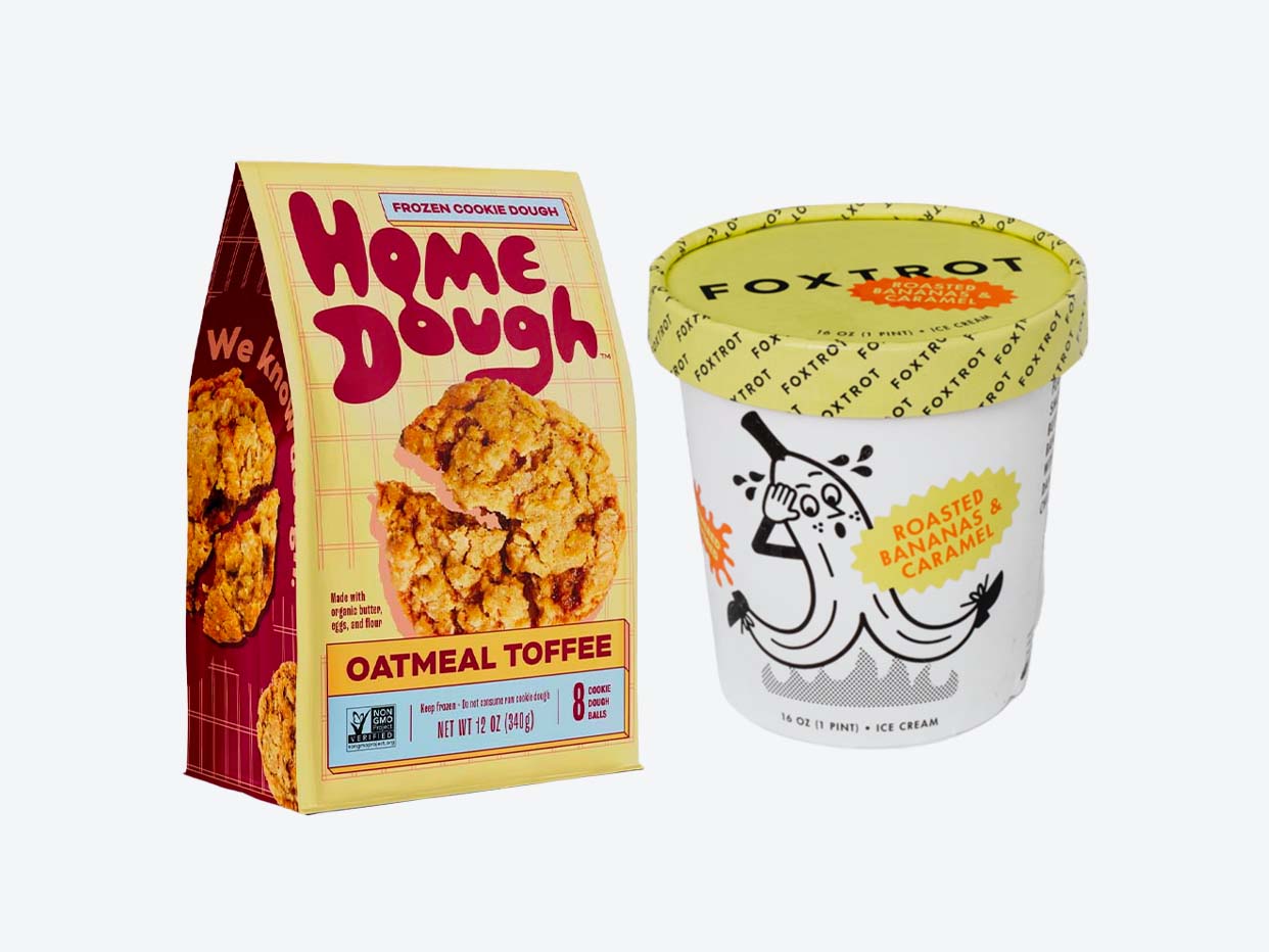 Home Dough DIY Banana Toffee Ice Cream Sammie