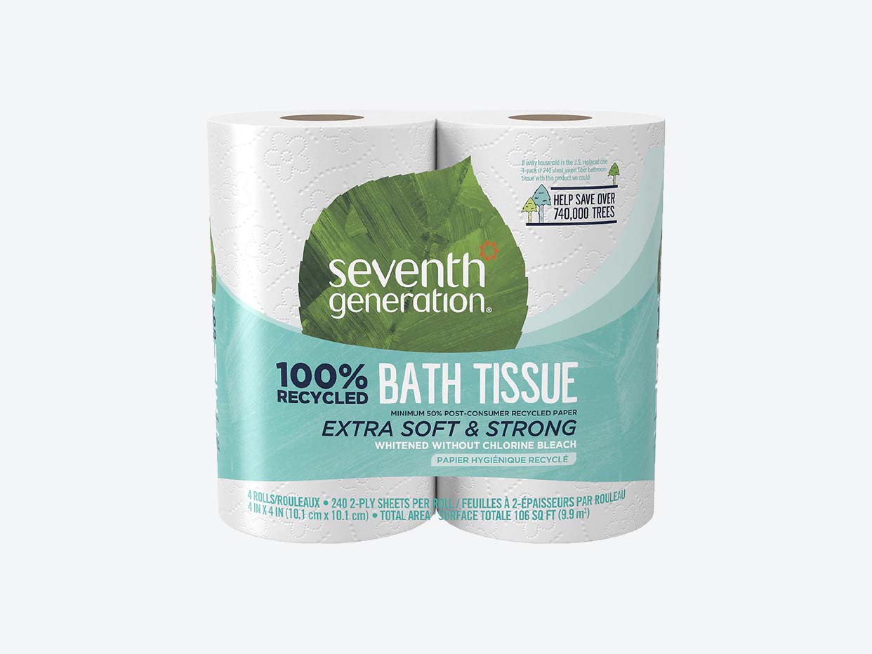 Seventh Generation - 4 Toilet Paper Rolls