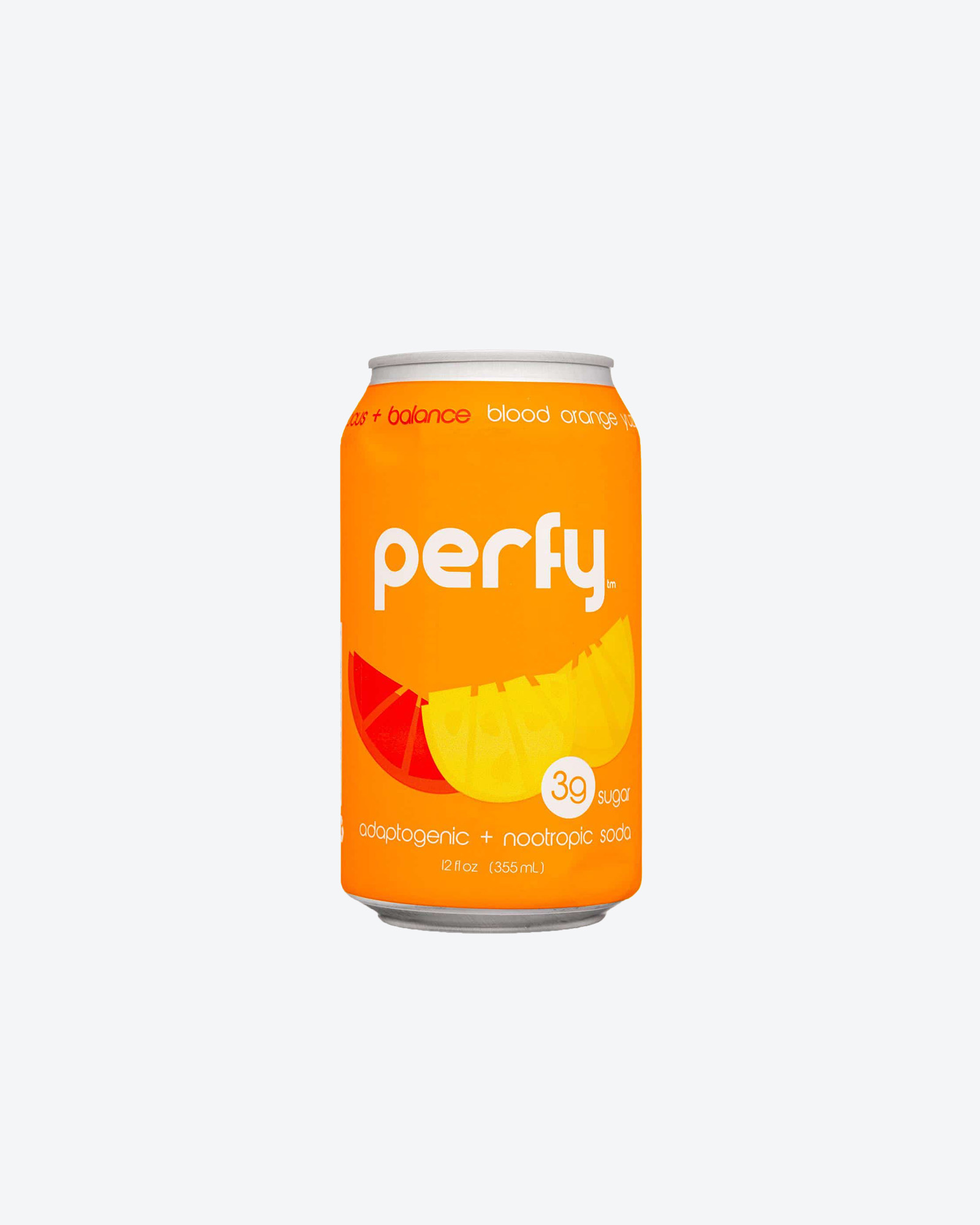 Tropical Citrus (12 Cans)  All Natural, Low Sugar Soda – Perfy