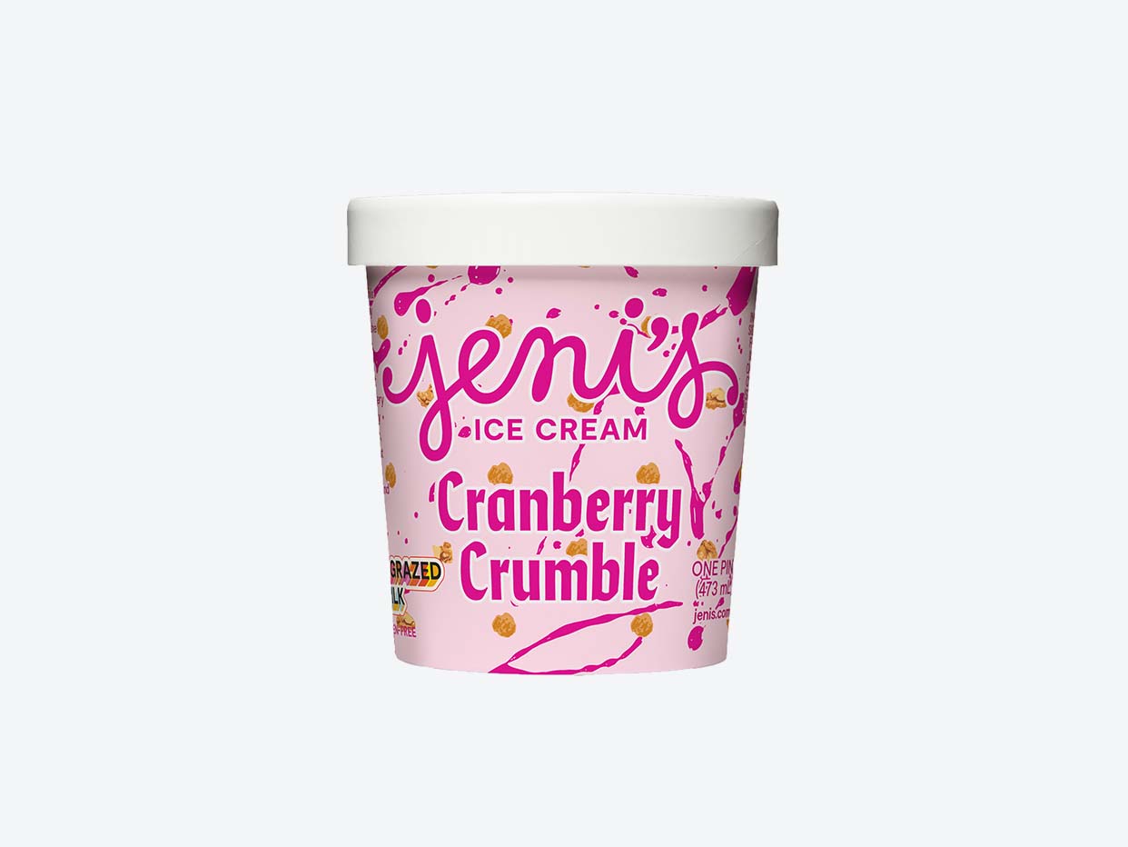 Jeni's Ice Cream - Cranberry Crumble