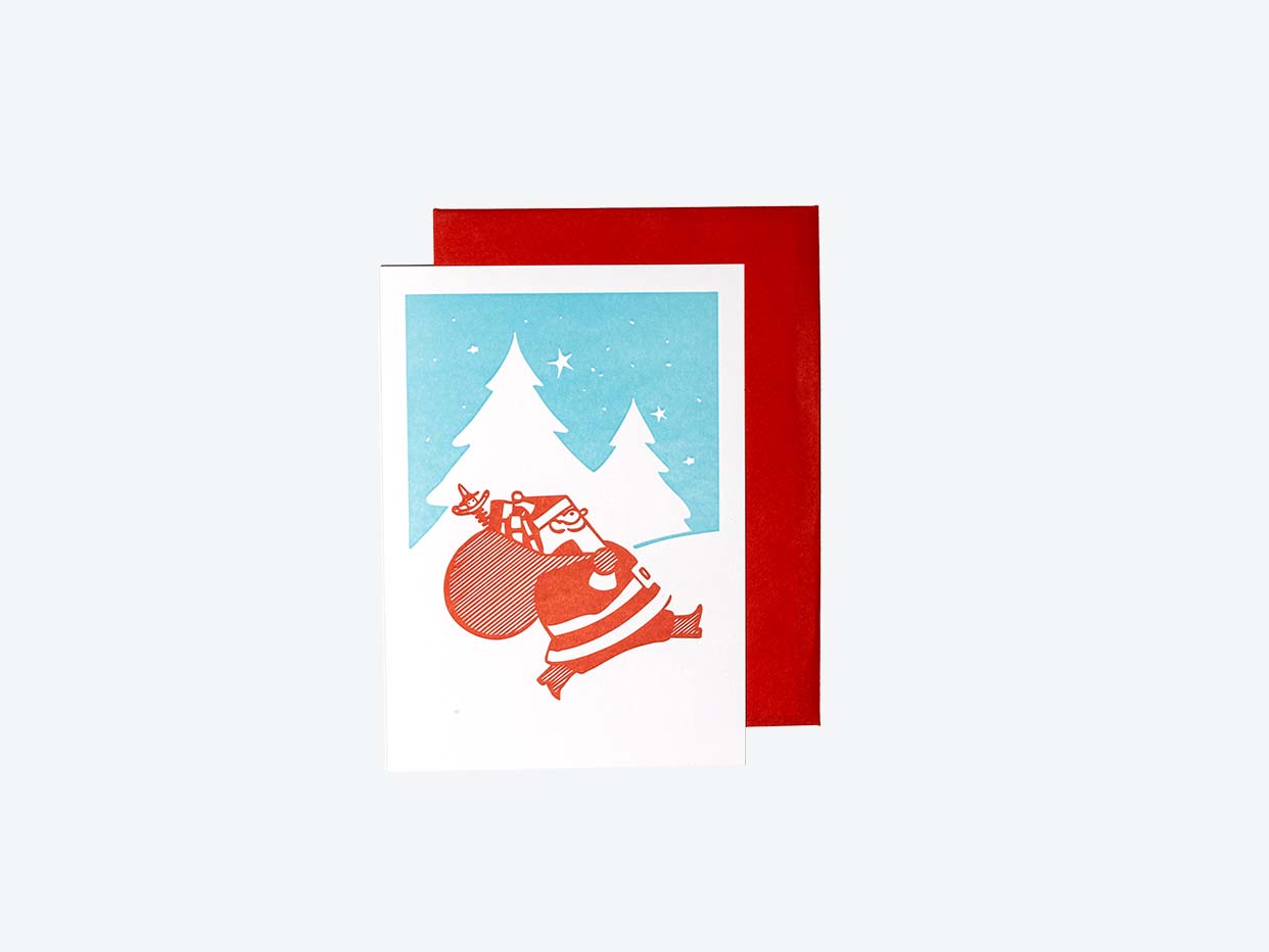Santa Greeting Card