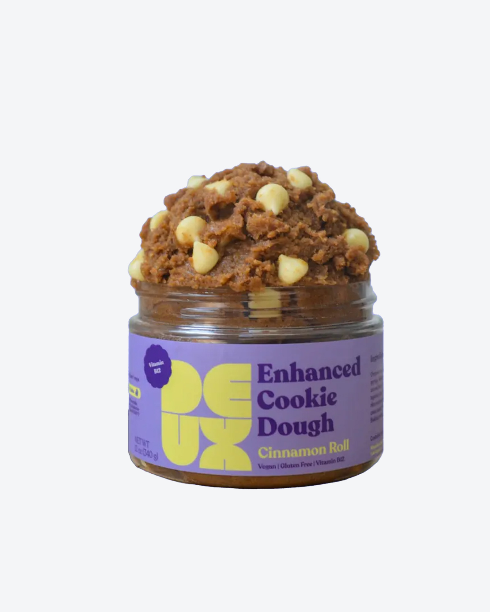 Deux Vegan Birthday Cake Enhanced Cookie Dough - 12oz