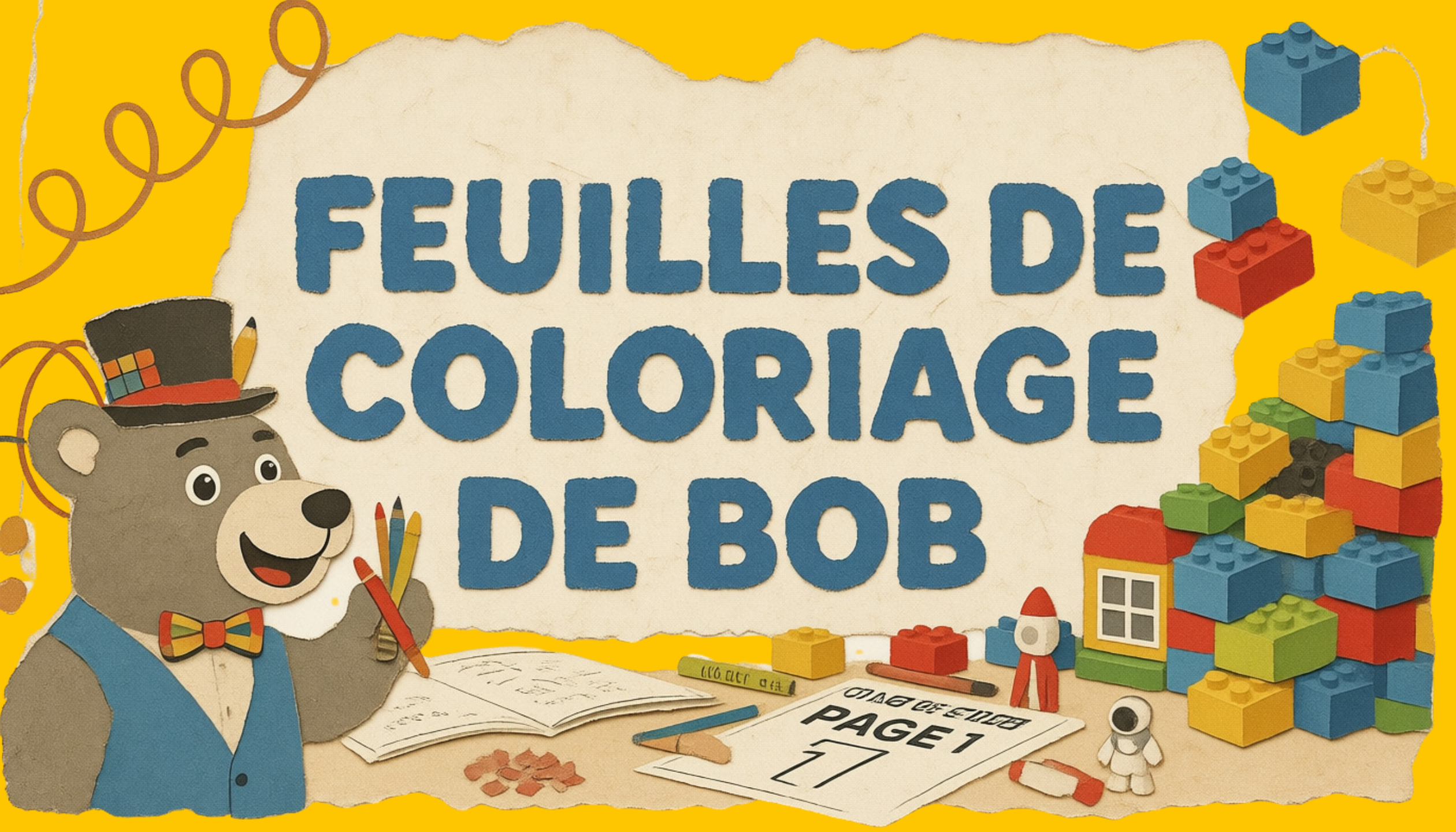 Feuilles de coloriage de Bob
