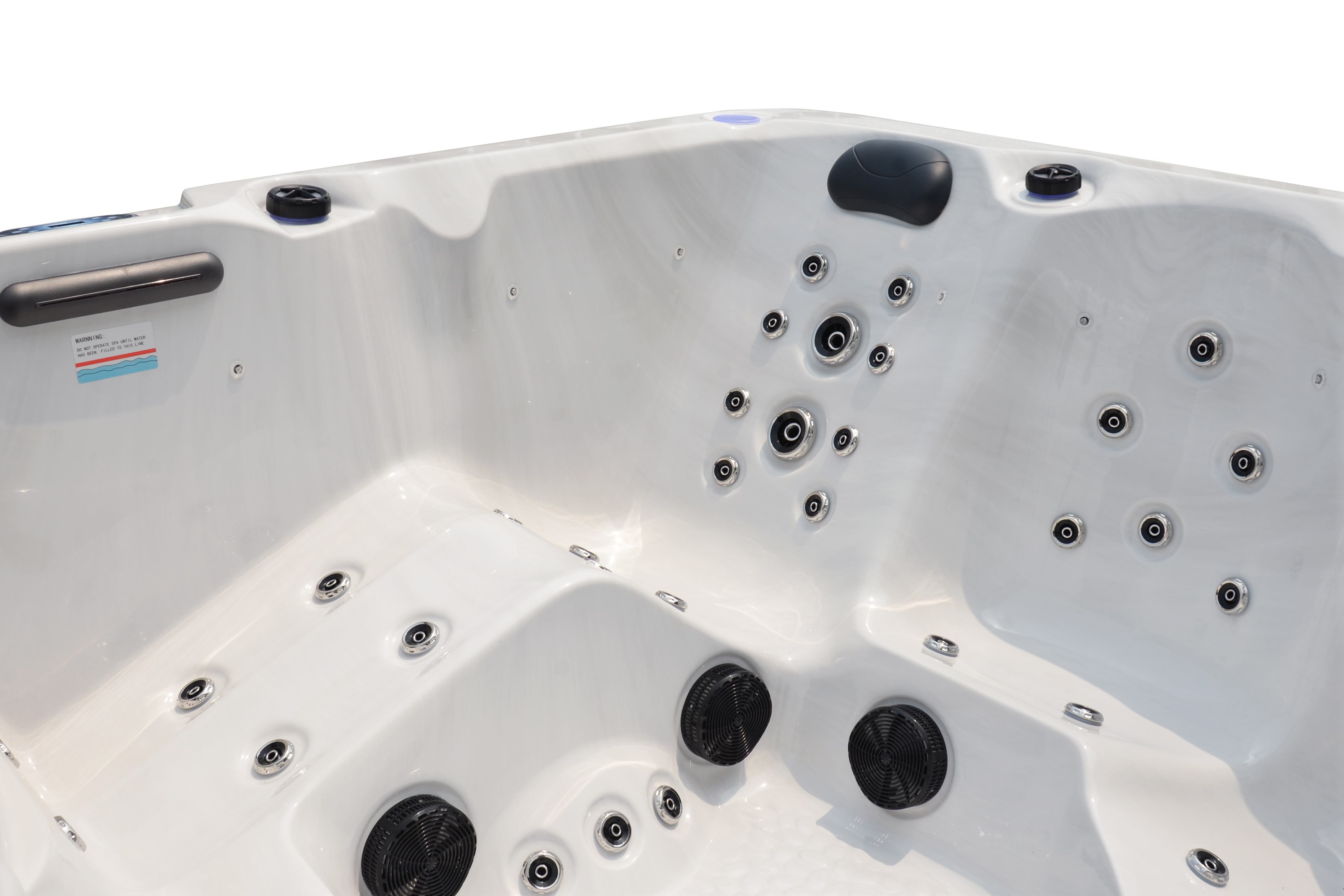 Ergonomic Recliner with Hydrotherapy Massage Jets and Accessible Controls