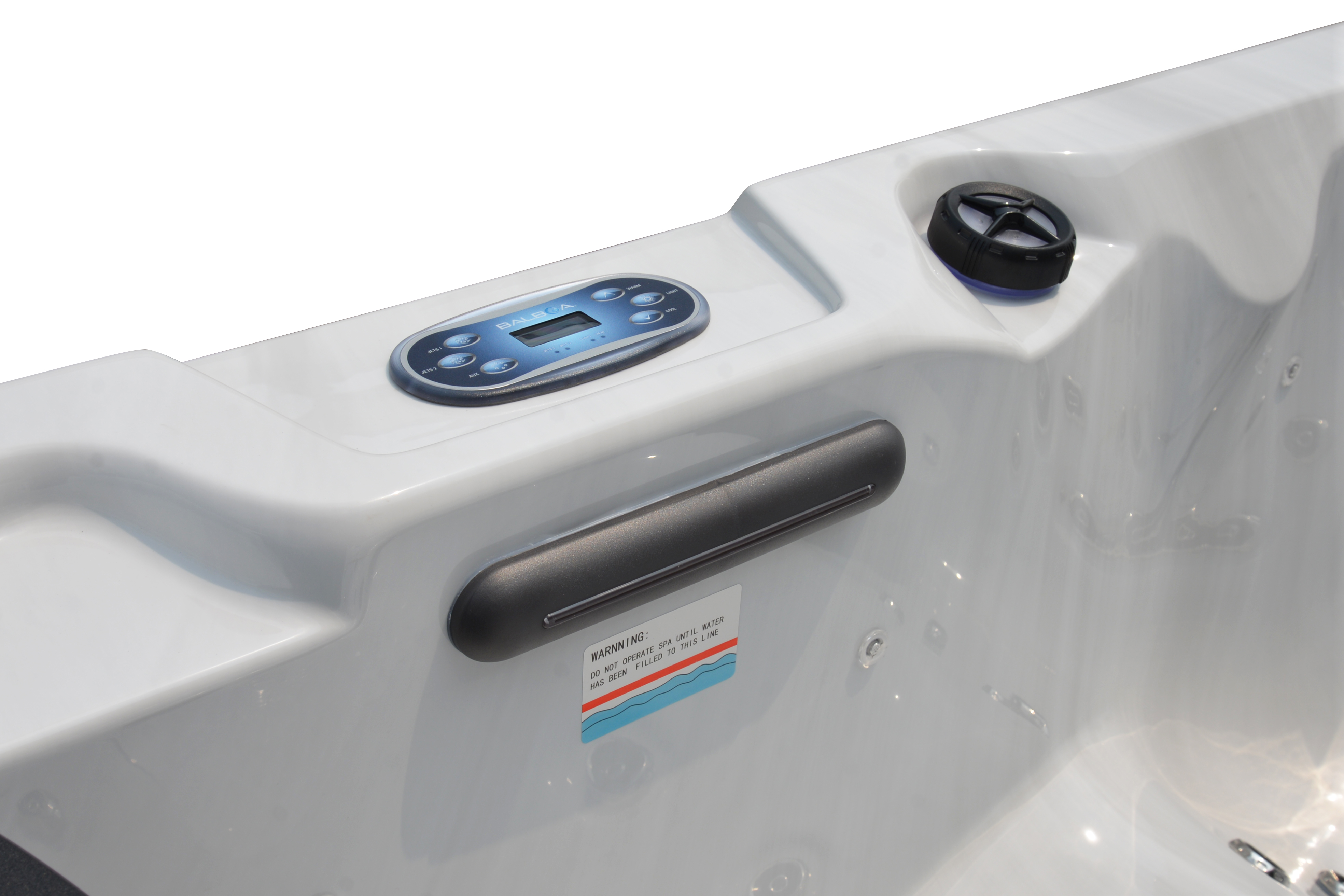 Cascading Waterfall Feature with Built-In Multi-Colour LED Lights