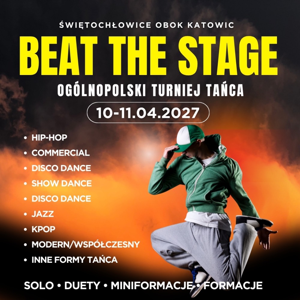 Plakat turnieju Beat the Stage