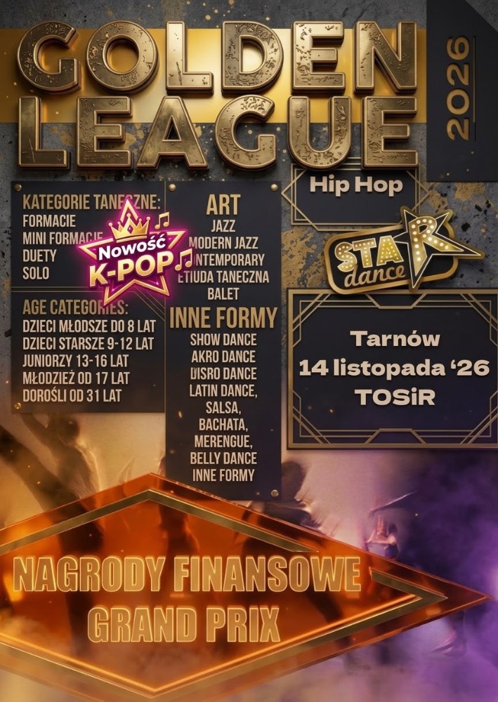 Plakat turnieju GOLDEN LEAGUE 2026