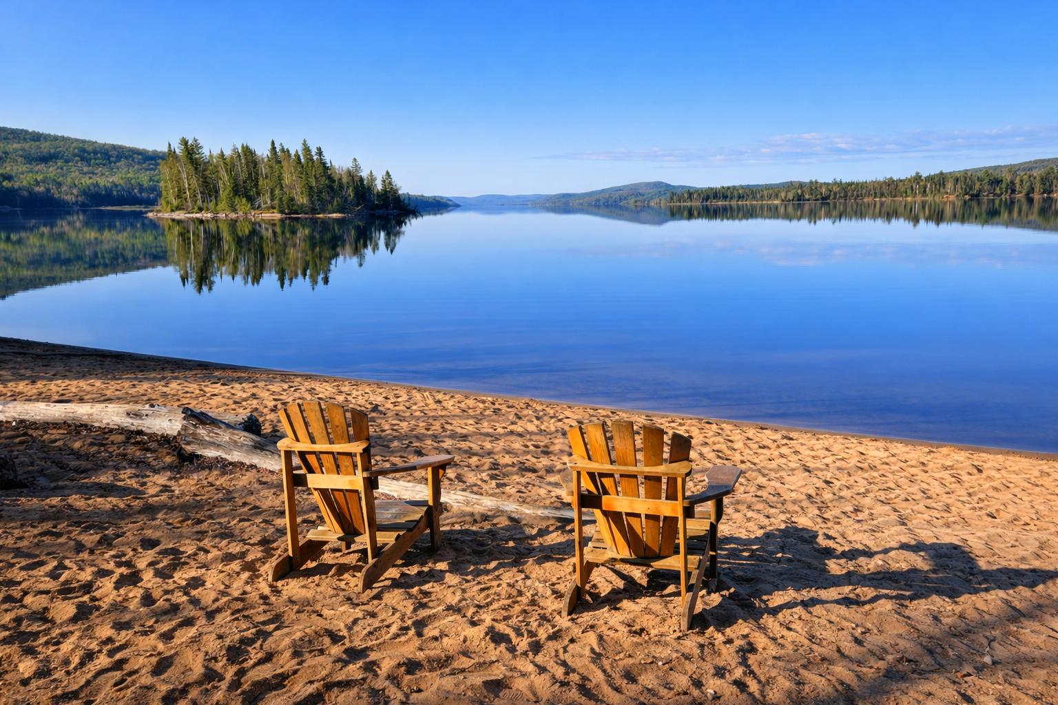 Vue sur le Kiamika - Aventures Kiamika