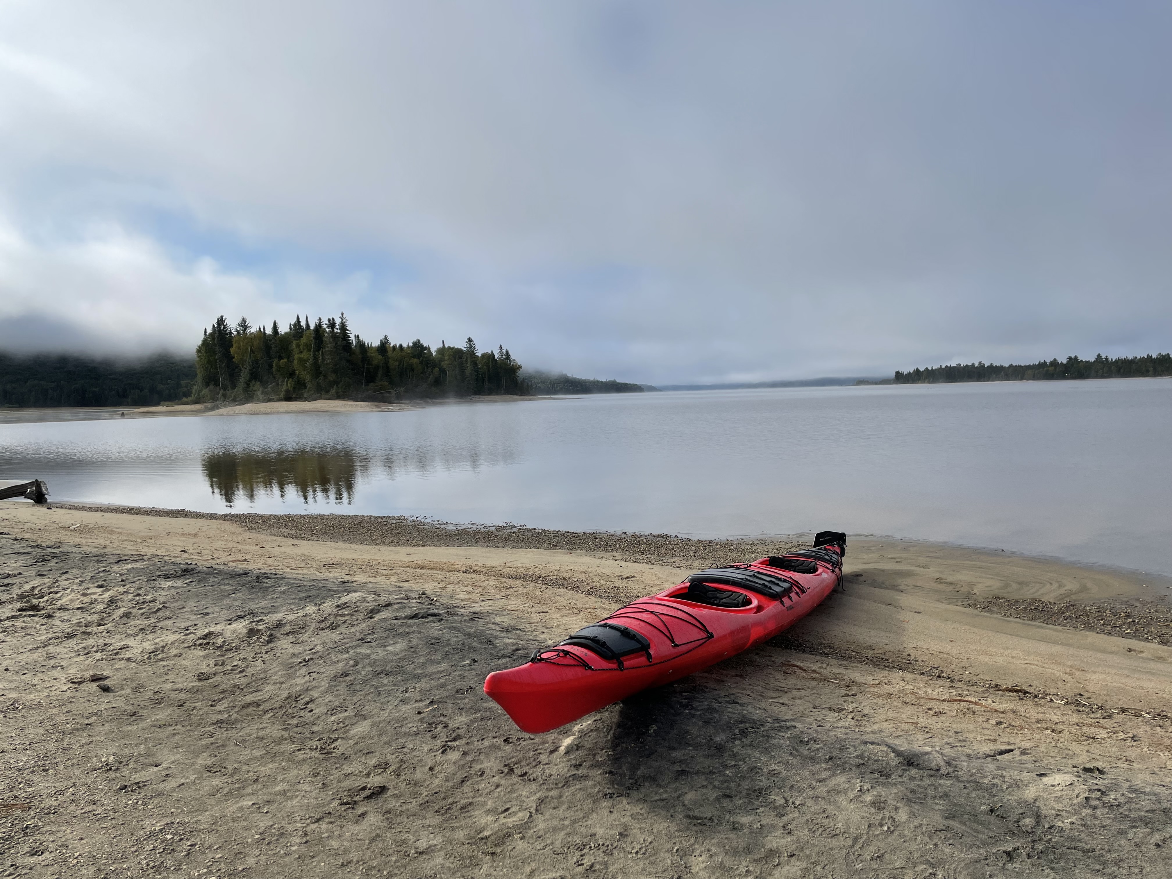 Kayak sur le lac