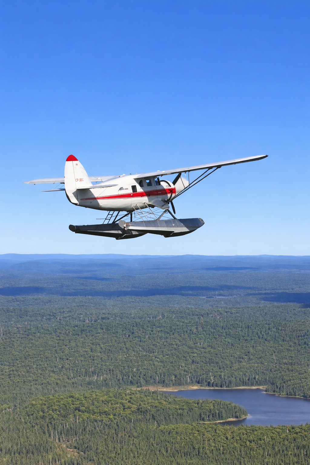 Survol du Lac Kiamika