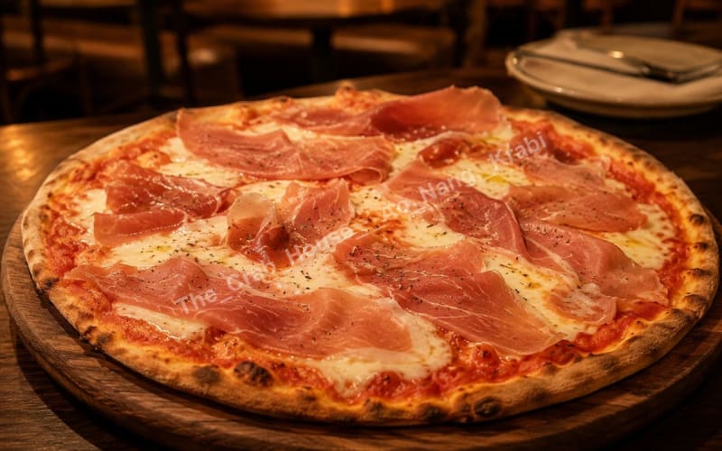 Prosciutto Pizza – The Crab House menu