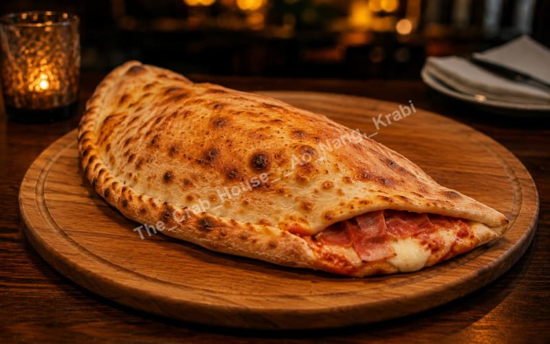Calzone Pizza – The Crab House menu