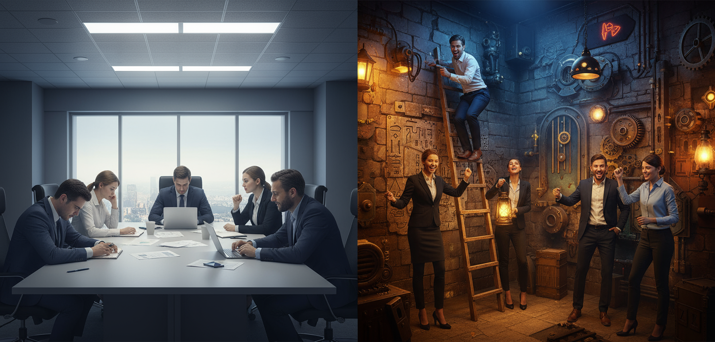 Teamwork Under Pressure: What Escape Rooms Teach That No Meeting Room Can 🔐