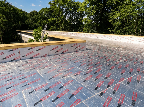 Voorbeeld van dakisolatie bij renovatiewoning