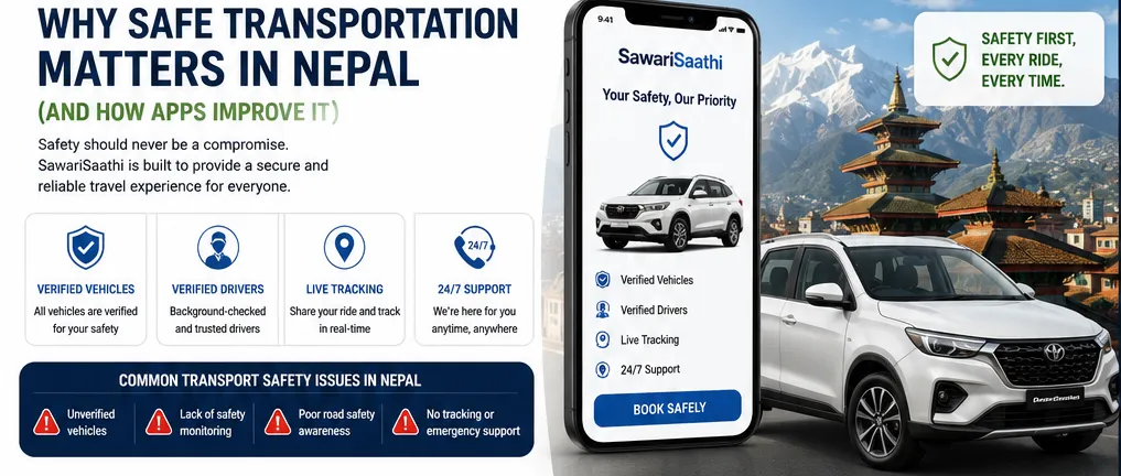 Why Safe Transportation Matters in Nepal (How Apps Improves It)