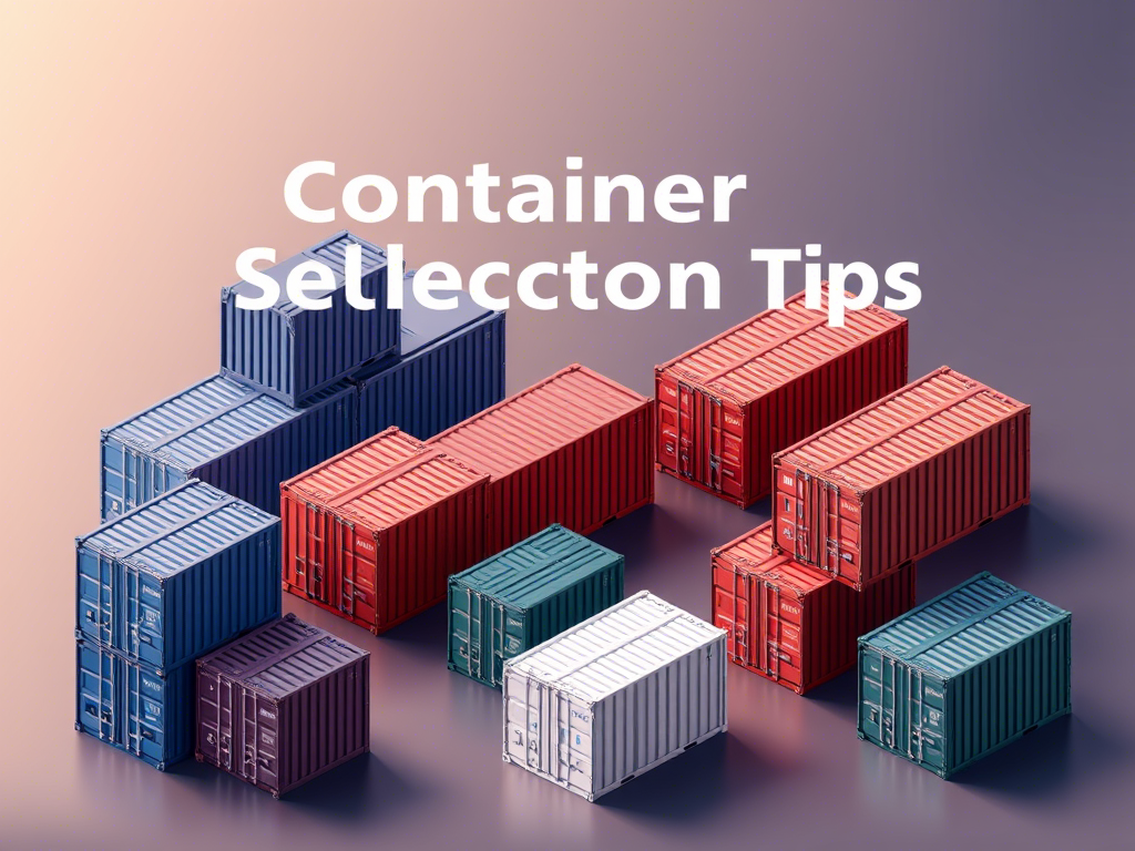 Beberapa Tips Memilih Kontainer