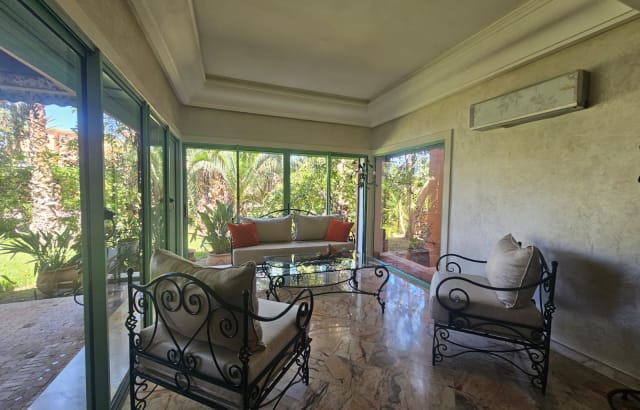 Superbe appartement rez de jardin à la Palmeraie