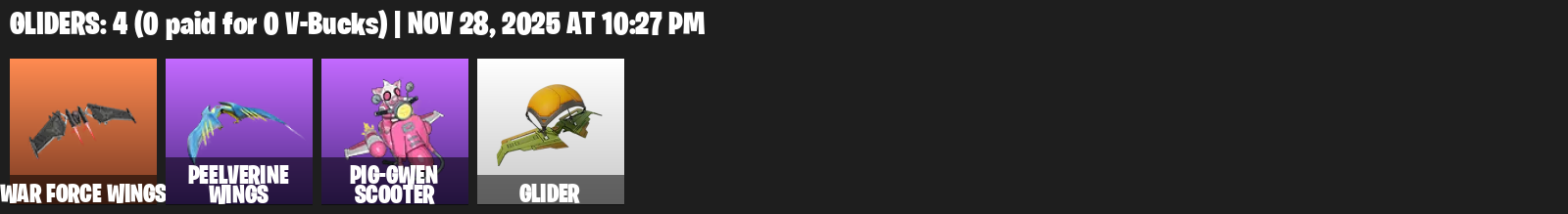 Fortnite Account ( XBOX / PC ) (Glow) (7 Skins)