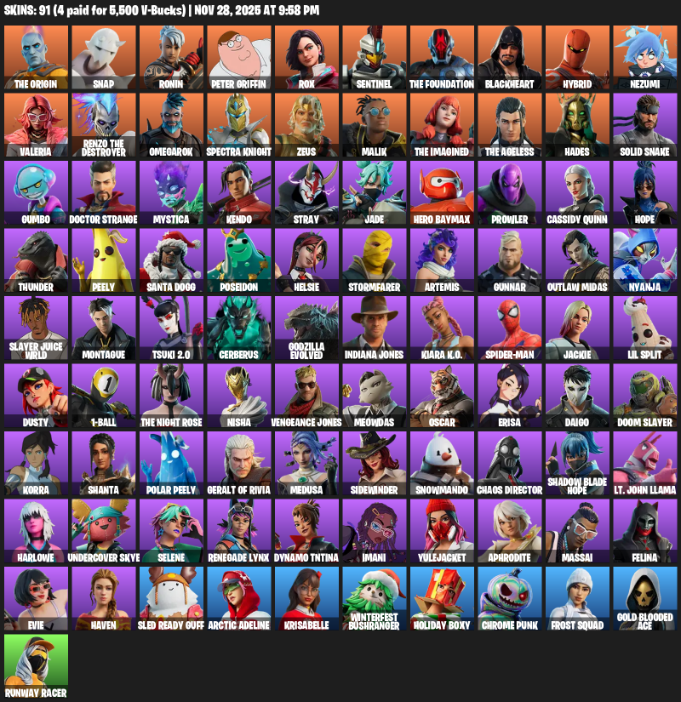 Fortnite Account ( PLAYSTATION / XBOX / PC ) (Omegarok) (91 Skins) Fortnite Account ( PLAYSTATION / XBOX / PC ) (Omegarok) (91 Skins)