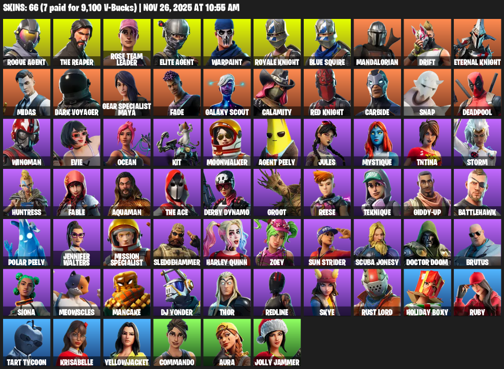 Fortnite Account ( PLAYSTATION / XBOX / PC ) (Floss) (66 Skins) Fortnite Account ( PLAYSTATION / XBOX / PC ) (Floss) (66 Skins)