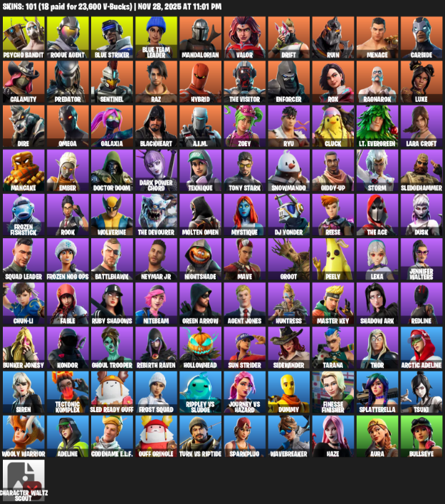 Fortnite Account ( PLAYSTATION / XBOX / PC ) (Leviathan Axe) (101 Skins) Fortnite Account ( PLAYSTATION / XBOX / PC ) (Leviathan Axe) (101 Skins)
