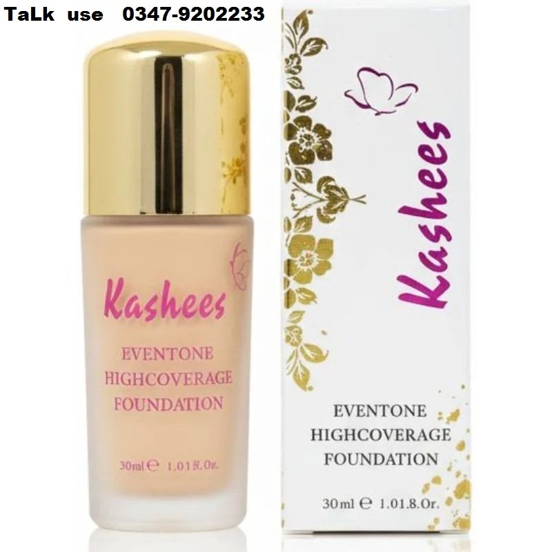 Kashees Eventone Liquid Foundation | High Coverage | 30ml