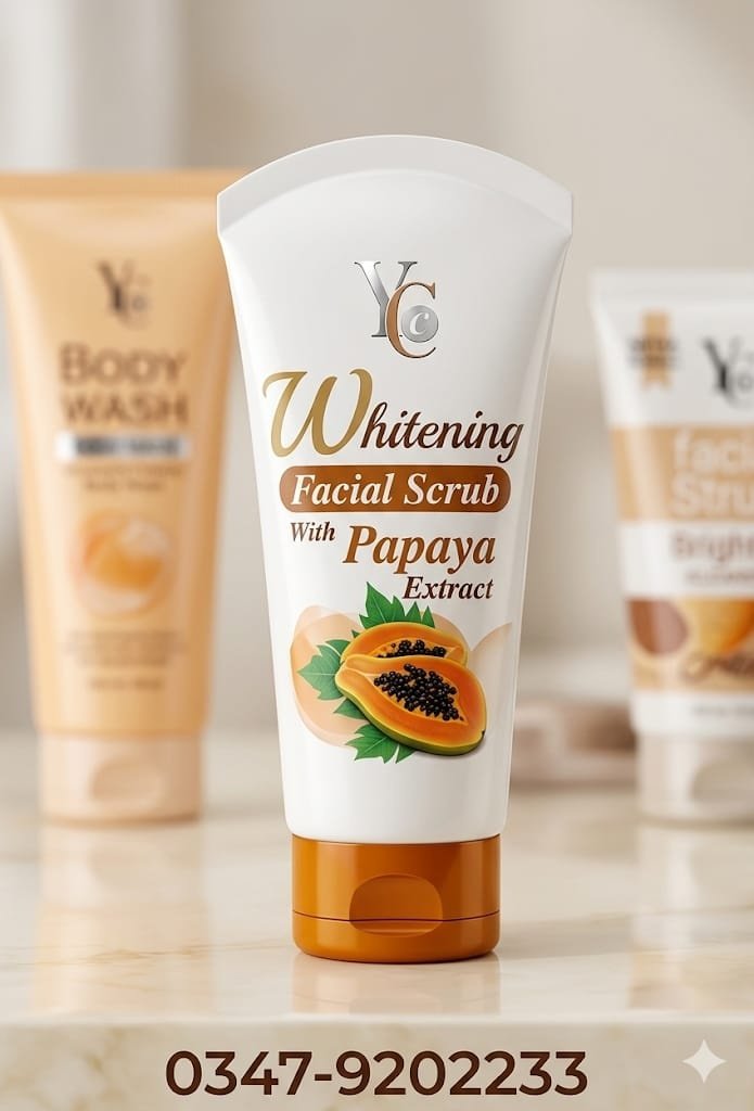 YC WHITENING FACIAL SCRUB PAPAYA 175ML