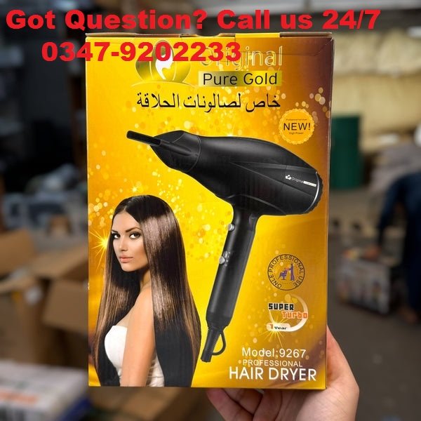 Original Pure Gold Professional Hair Dryer 9267
