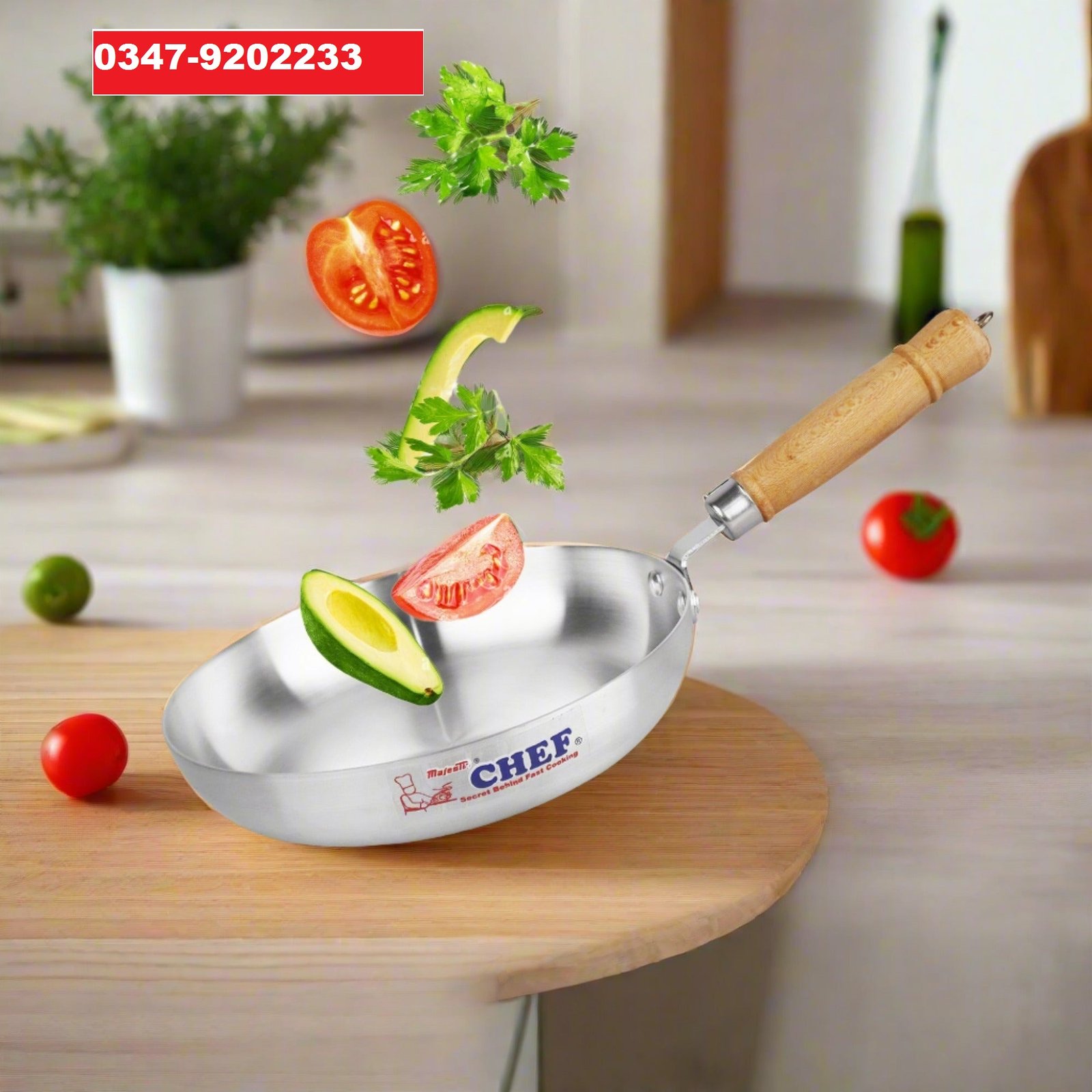 Majestic Chef Round Frying Pan without Lid - 28cm