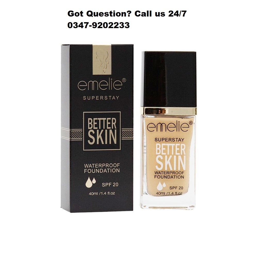 Emelie Super Stay Better Skin Foundation SPF-20