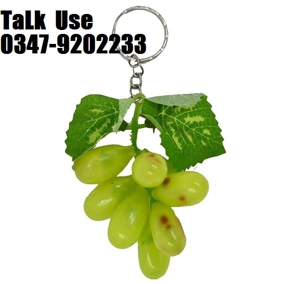 Keychains, Bag Charm Grape Pomegranate Handmade