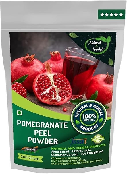 Pomegranate Peel Powder | Punica Granatum For Skin Care, Hair Care, 200Gram