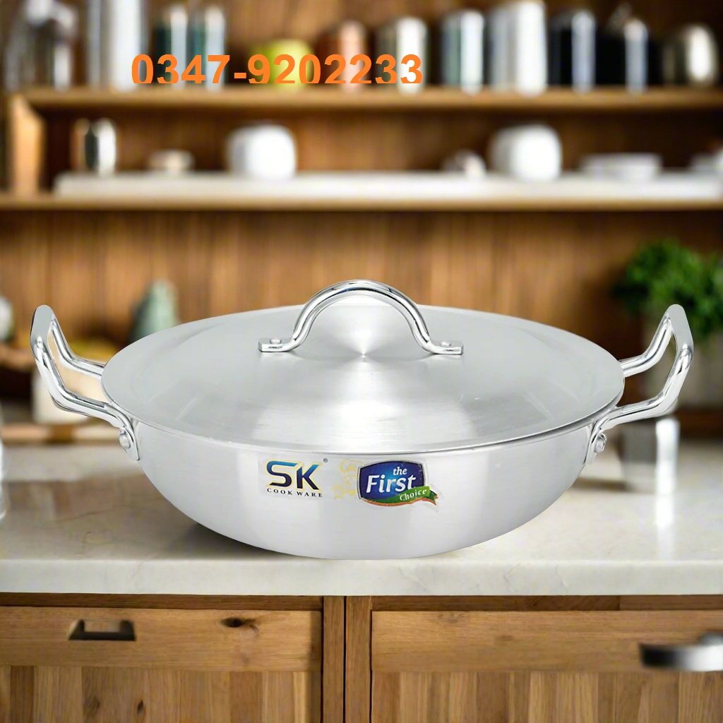 Heavy Guage Aluminum Metal Finish Wok