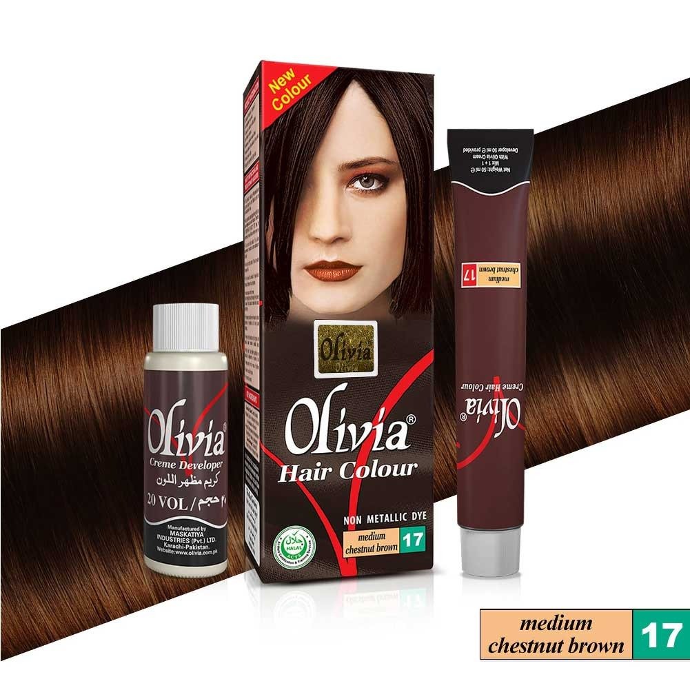 Olivia Hair Colour (Medium Chestnut Brown 17)