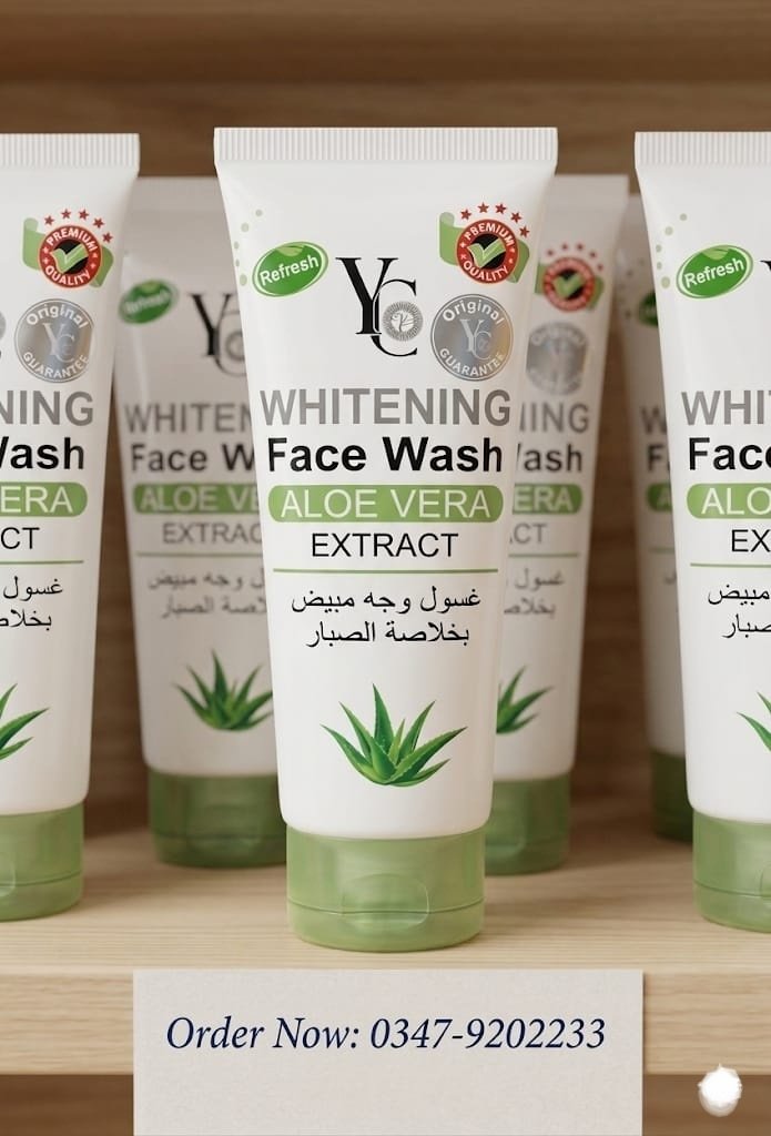 YC Whitaning Aloe Vera Extract Deep Cleansing Face Wash-100mL