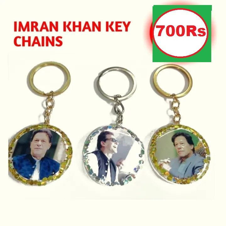 Elegant Imran Khan Resin Keychain-Imran Khan Tribute